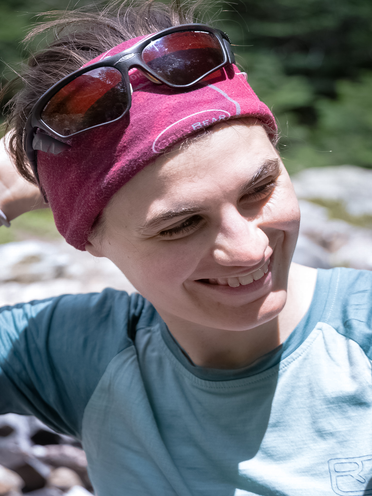 Anna Bassignano in the field